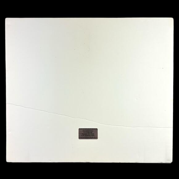 Vintage Leo P Donahue Art Etching New England Winter Stream Signed #158/250 Mat - Picture 9 of 10